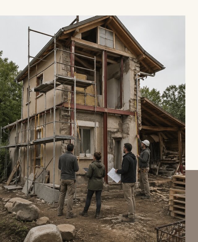 Реконструкция загородного дома под ключ в Азове от бюро