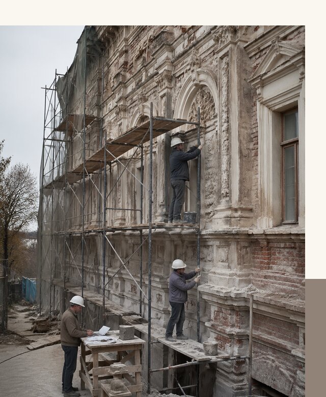 Реставрация объектов культурного наследия под ключ в Азове