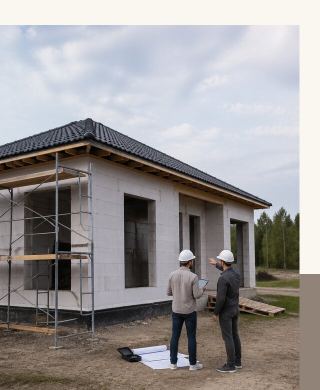 Проектирование одноэтажных домов из газобетона в Азове